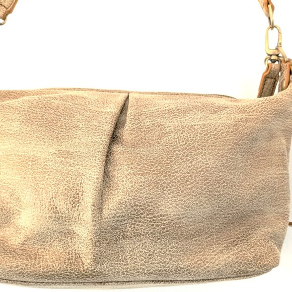 HOBO 🎄🎁 Kirby Crossbody Gold Leaf One Size Womens Bag Purse - Picture 12 of 13